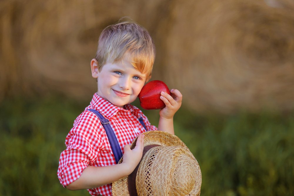 на сенокосе