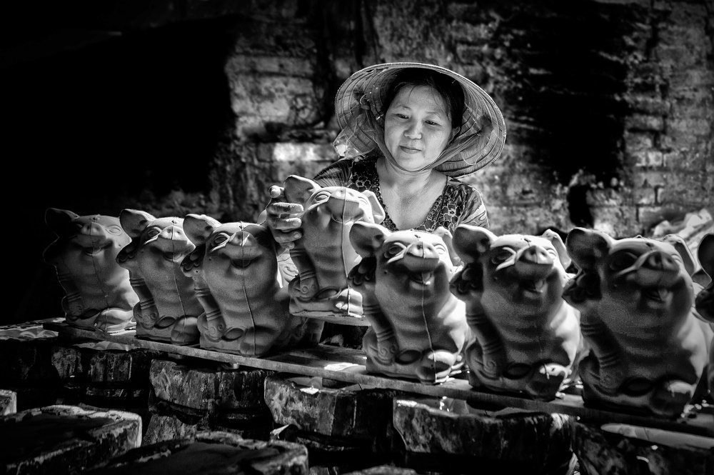 Nghề làm heo đất