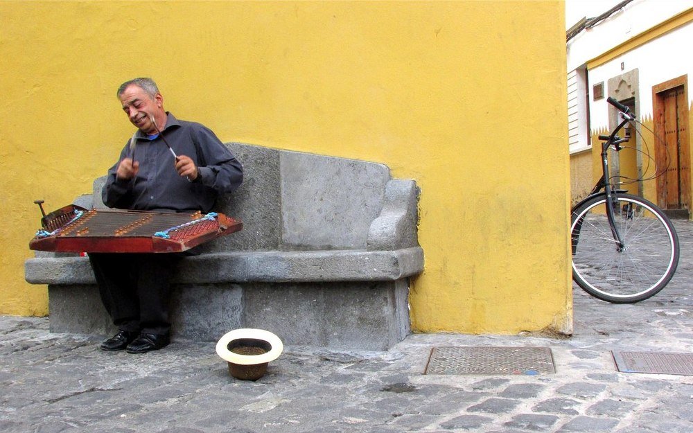 На улице Лас-Пальмаса/ on Las Palmas street