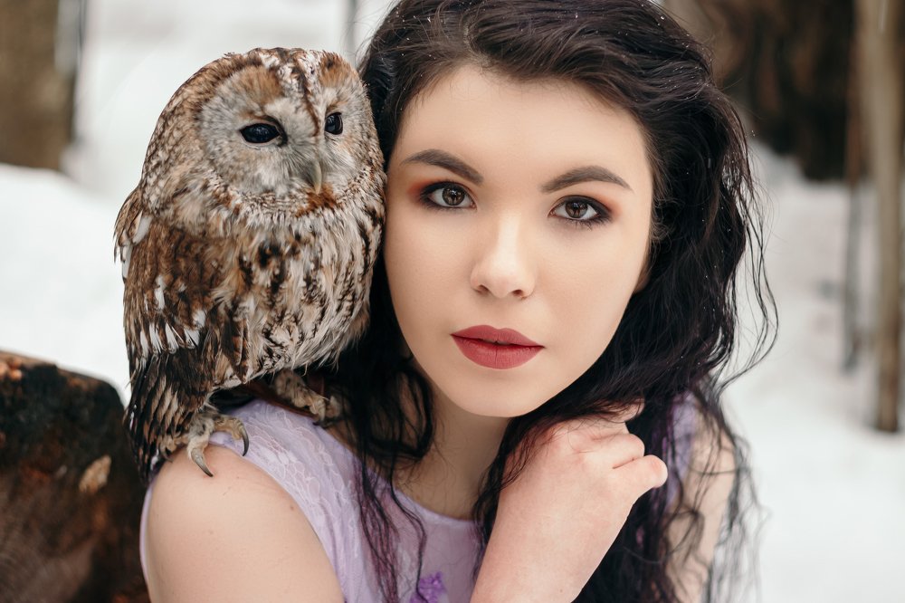 Девушка и совушка