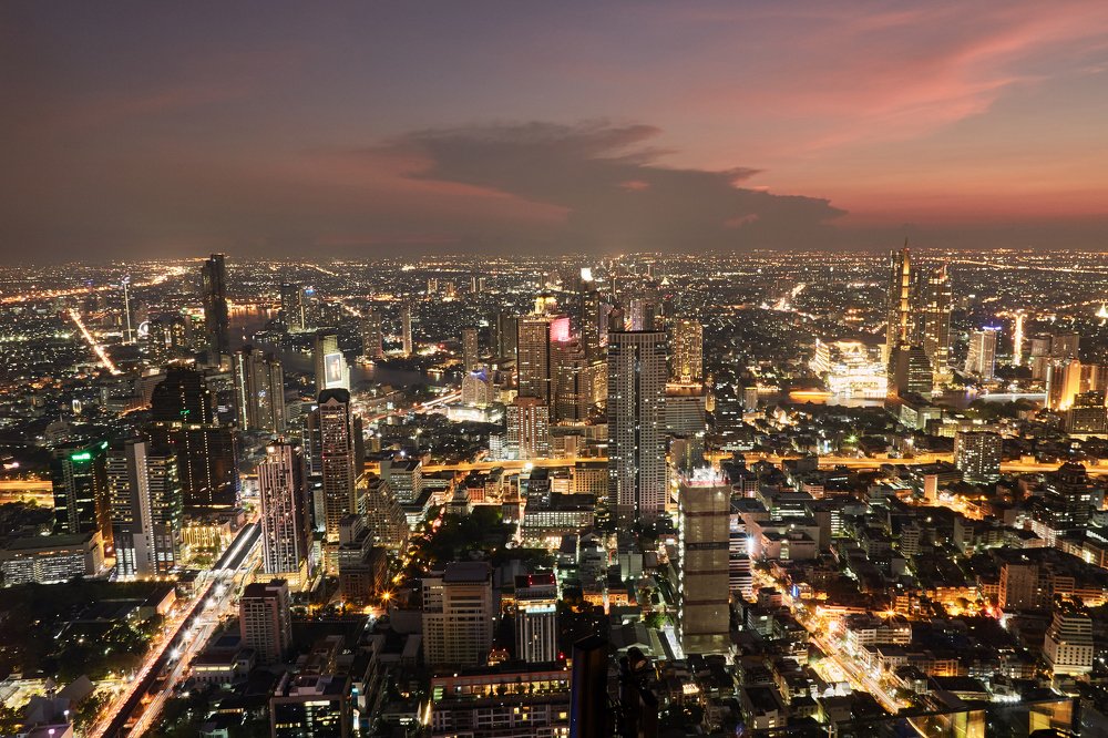 Bangkok at Sunset