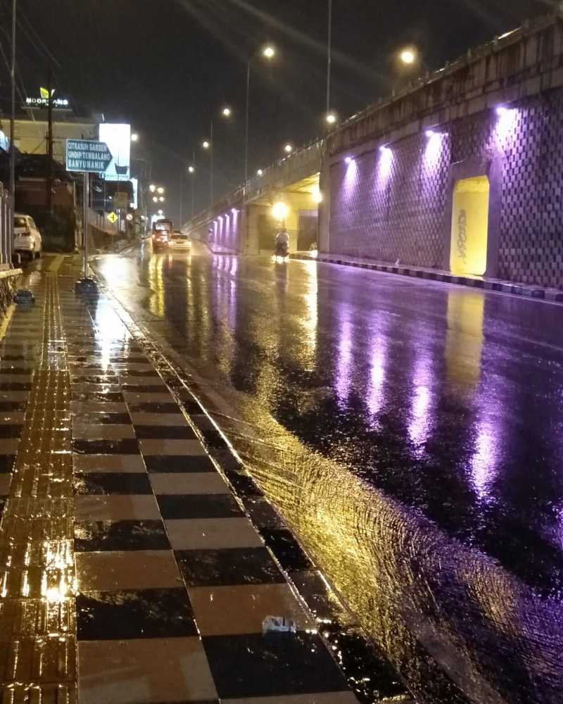 Semarang in the night