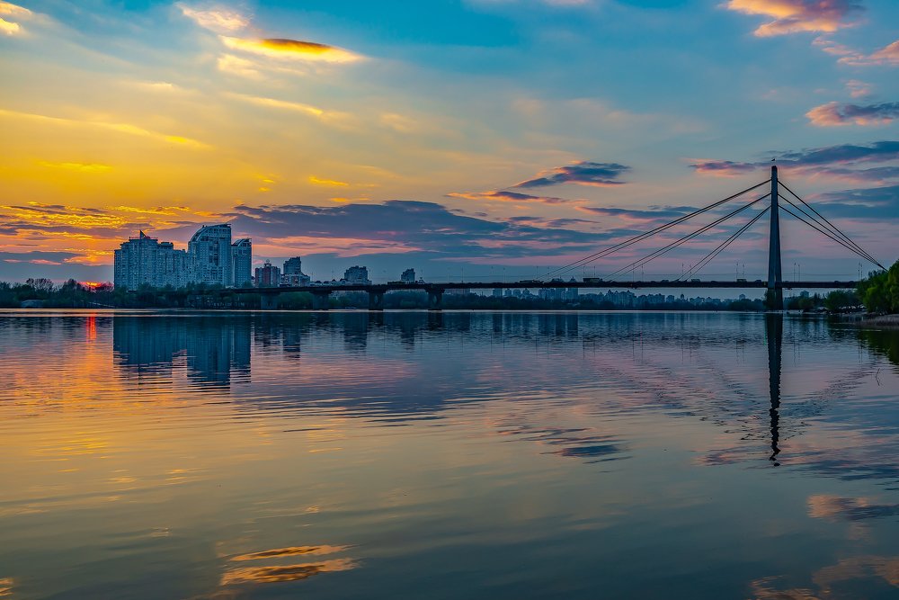 North Bridge at sunset