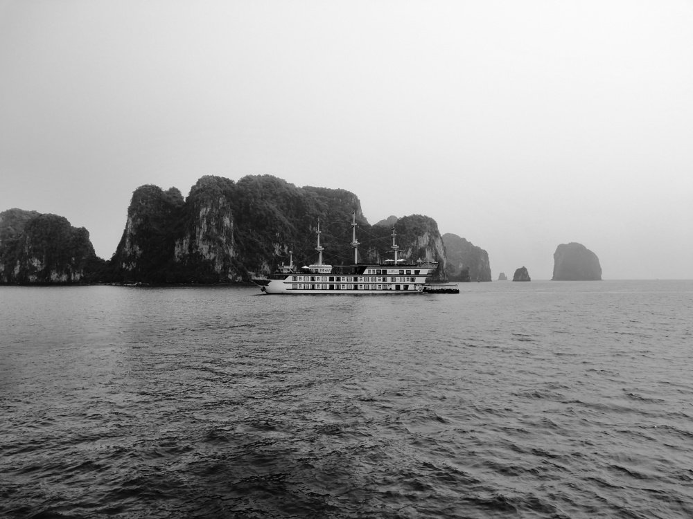 Sailing on a vast ocean