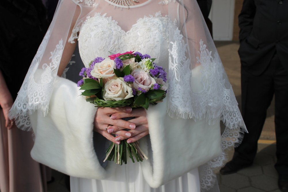 свадебный букет невесты