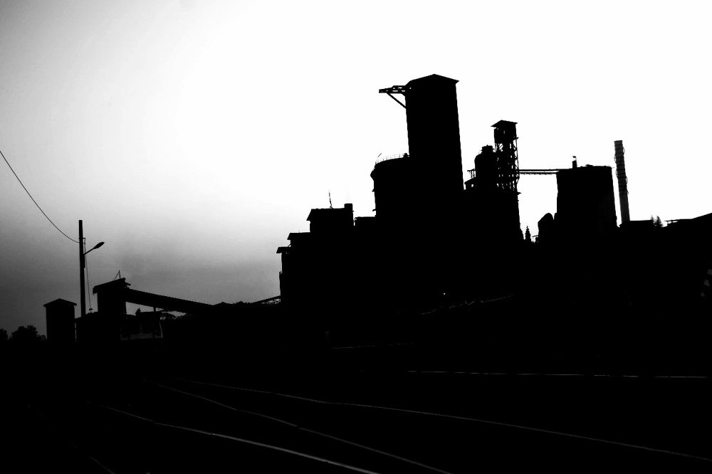 factory silhouette