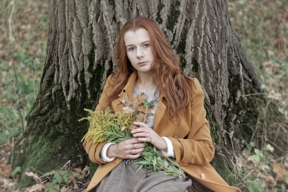 В осеннем парке