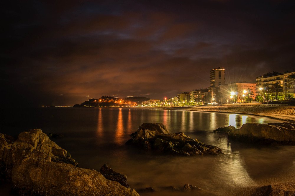 Night in the sea