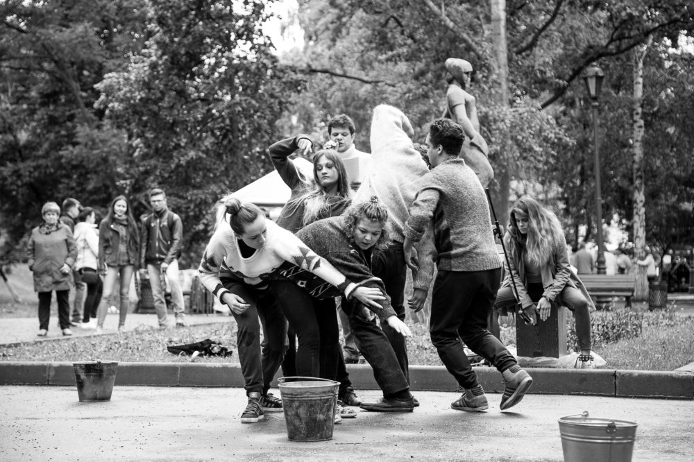 уличный театр на фестивале