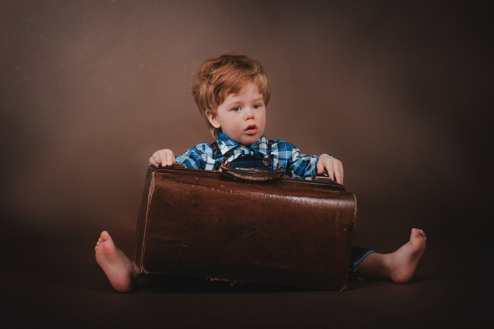 Маленький карлсон собирается в путь