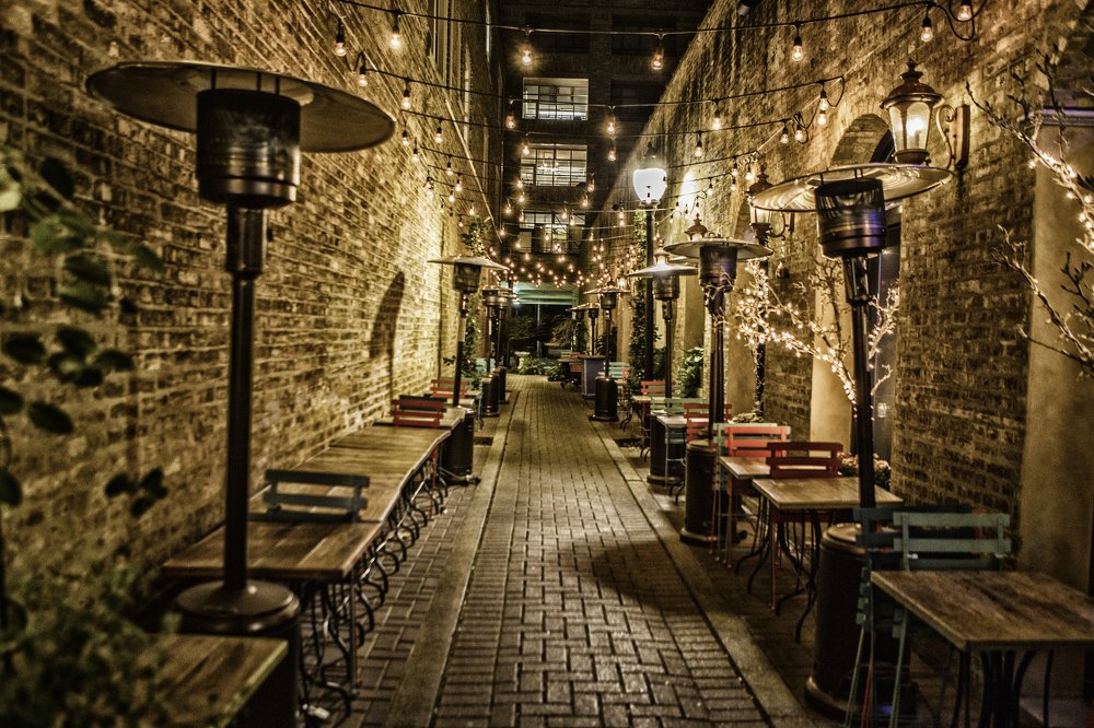 Detalles del callejón