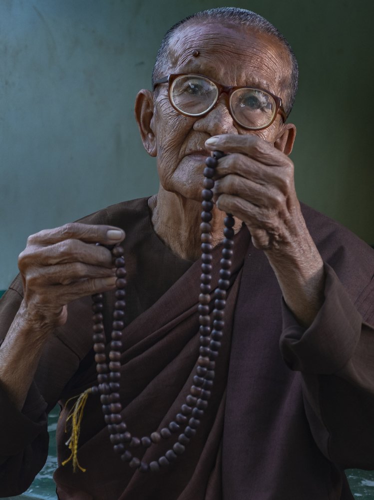 Burmese Old Nun