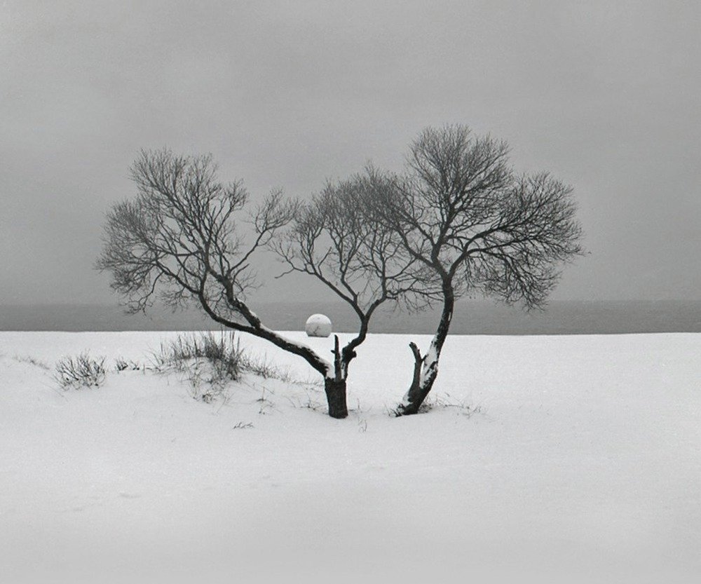 Зимний пляж.