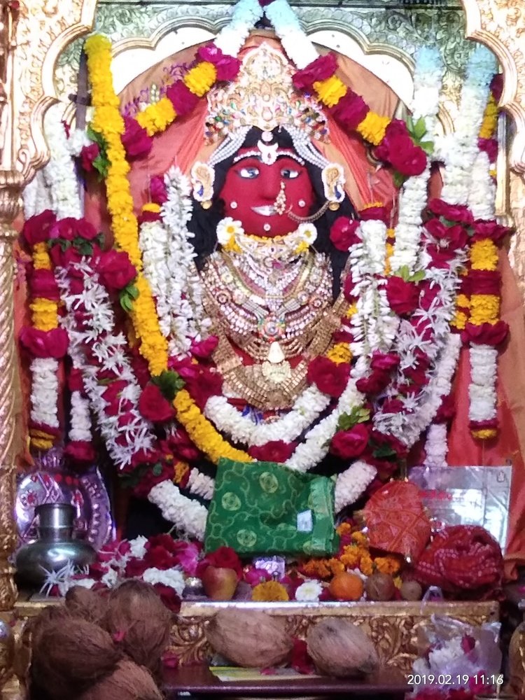 Hindu Godess Harsiddhi Maata