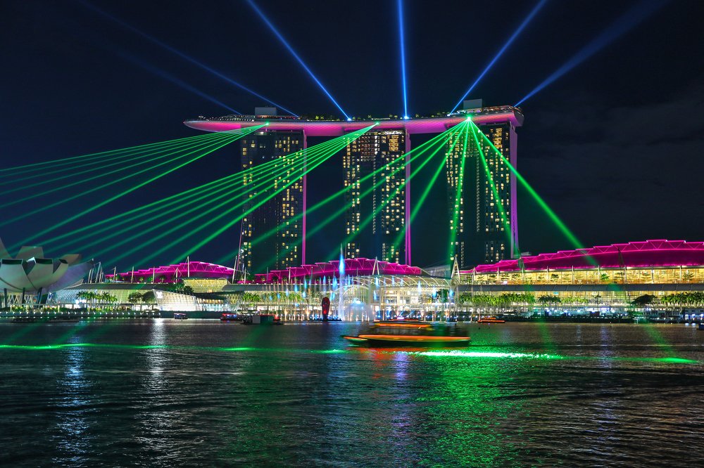 Ночной Сингапур