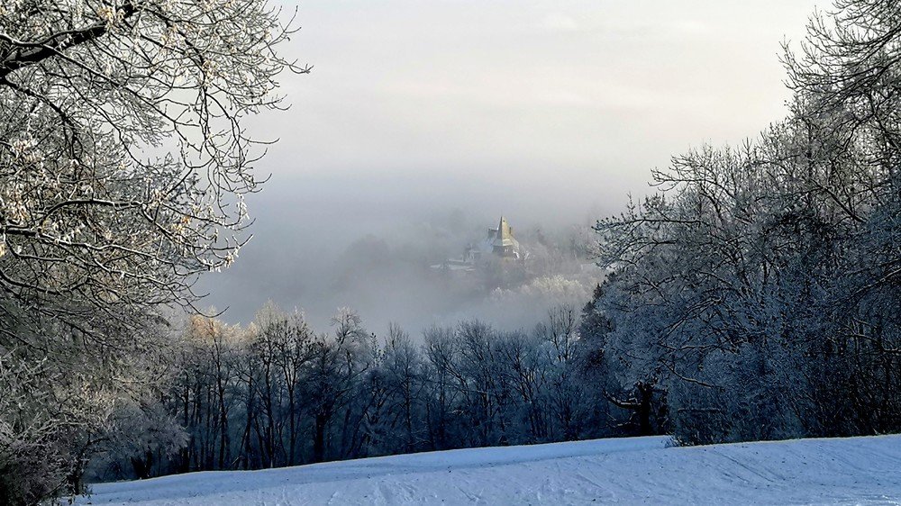 Hill in the city Budapest