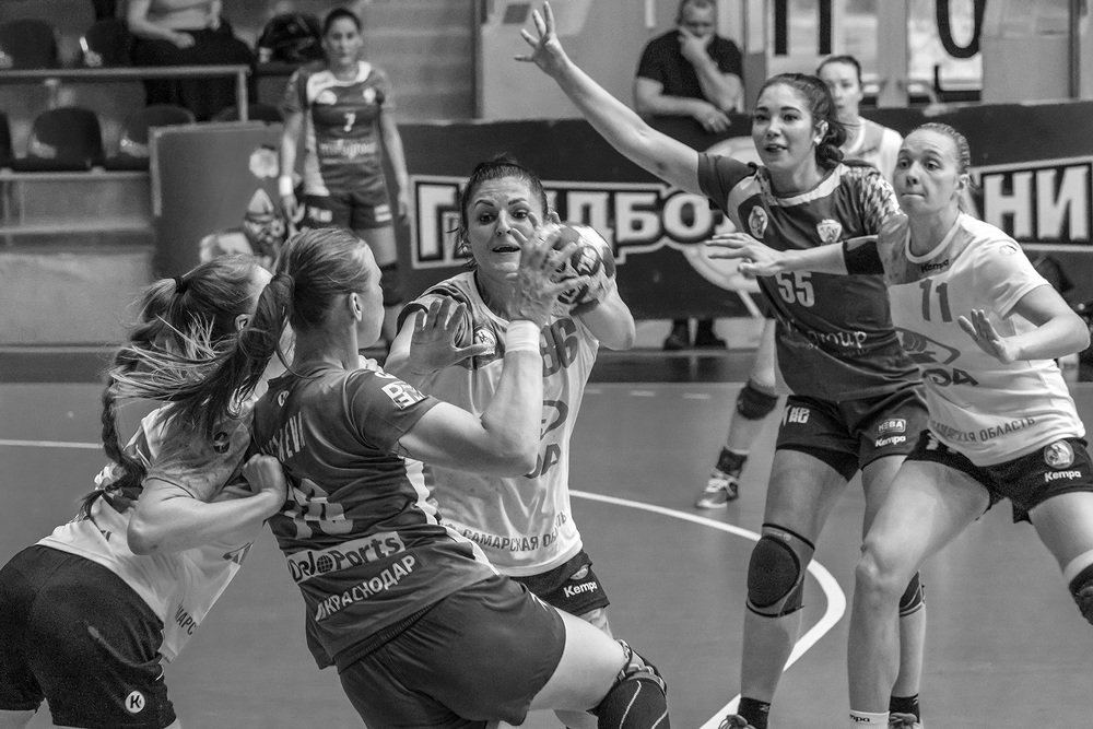 Женский гандбол.