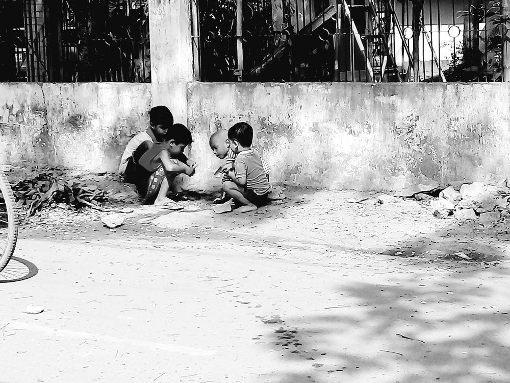 Childhood and mud
