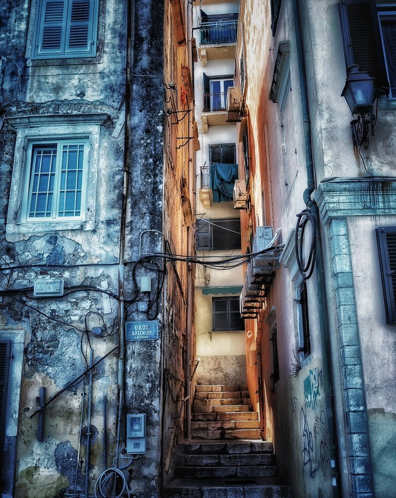 Walking by Corfu City