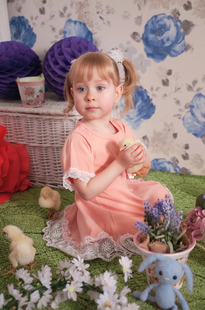 Little princess celebrate easter