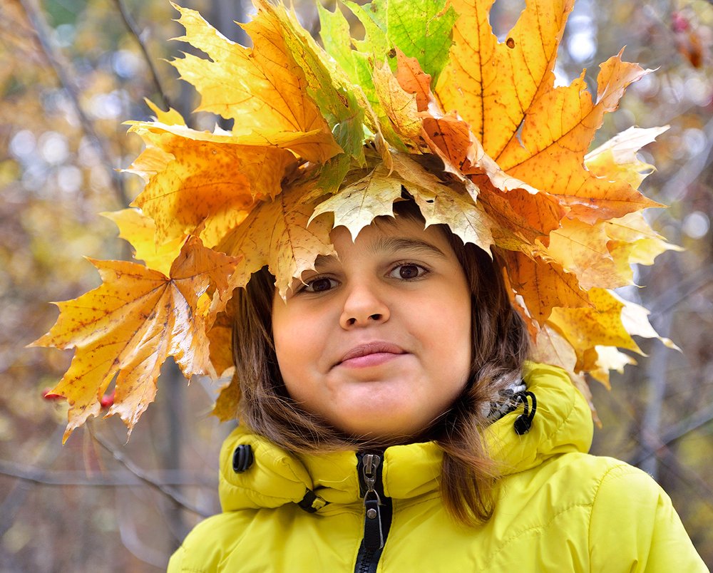 Девочка осень.