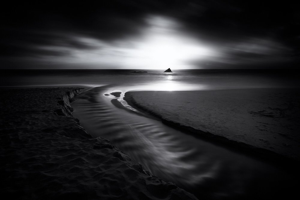 Where creek meets ocean