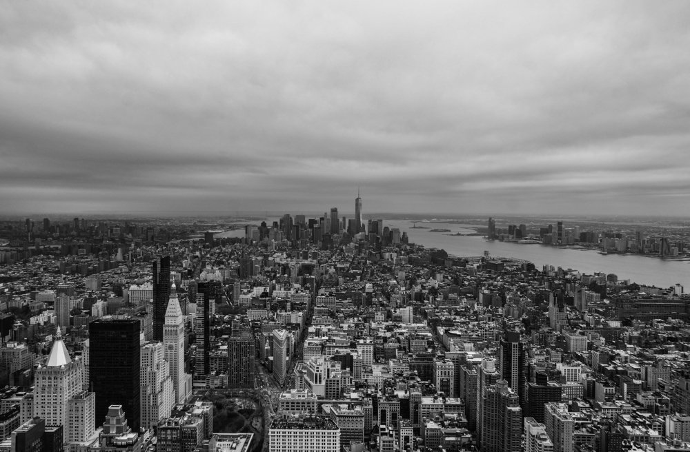 The melancholic light over New York.