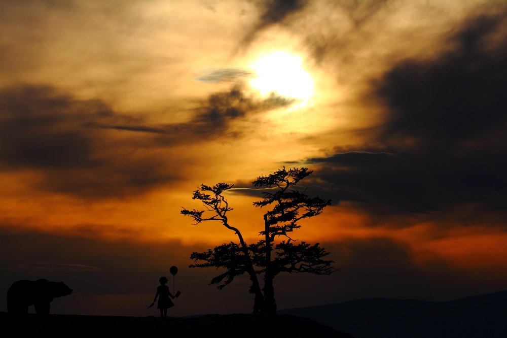 «You my little girl, in this big world...»