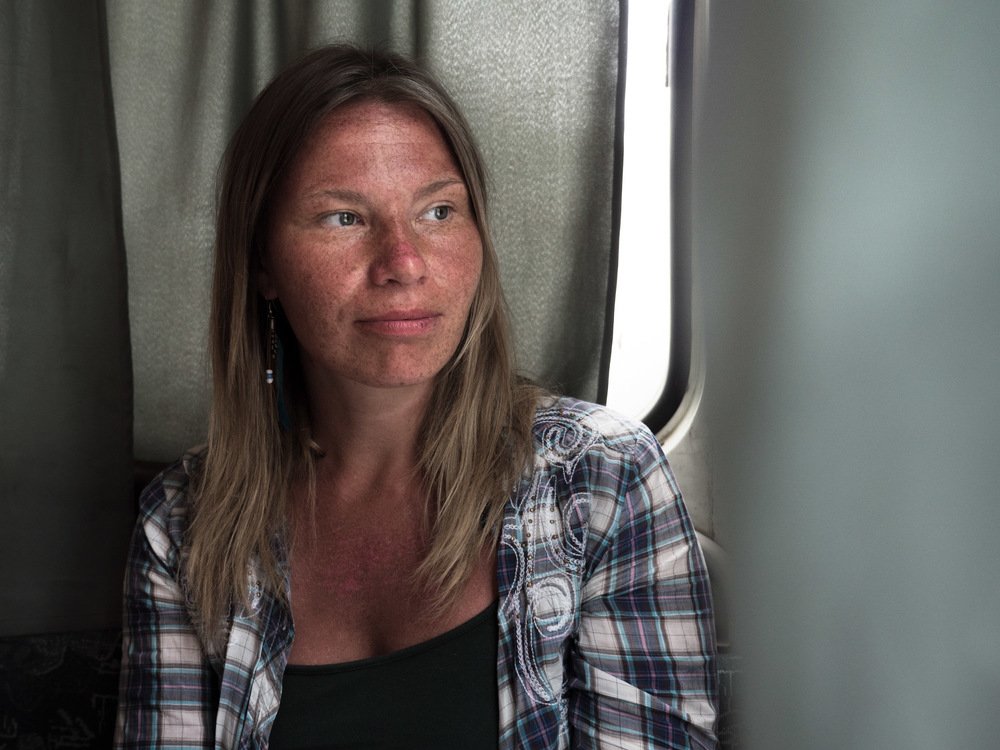 Portrait in marshrutka