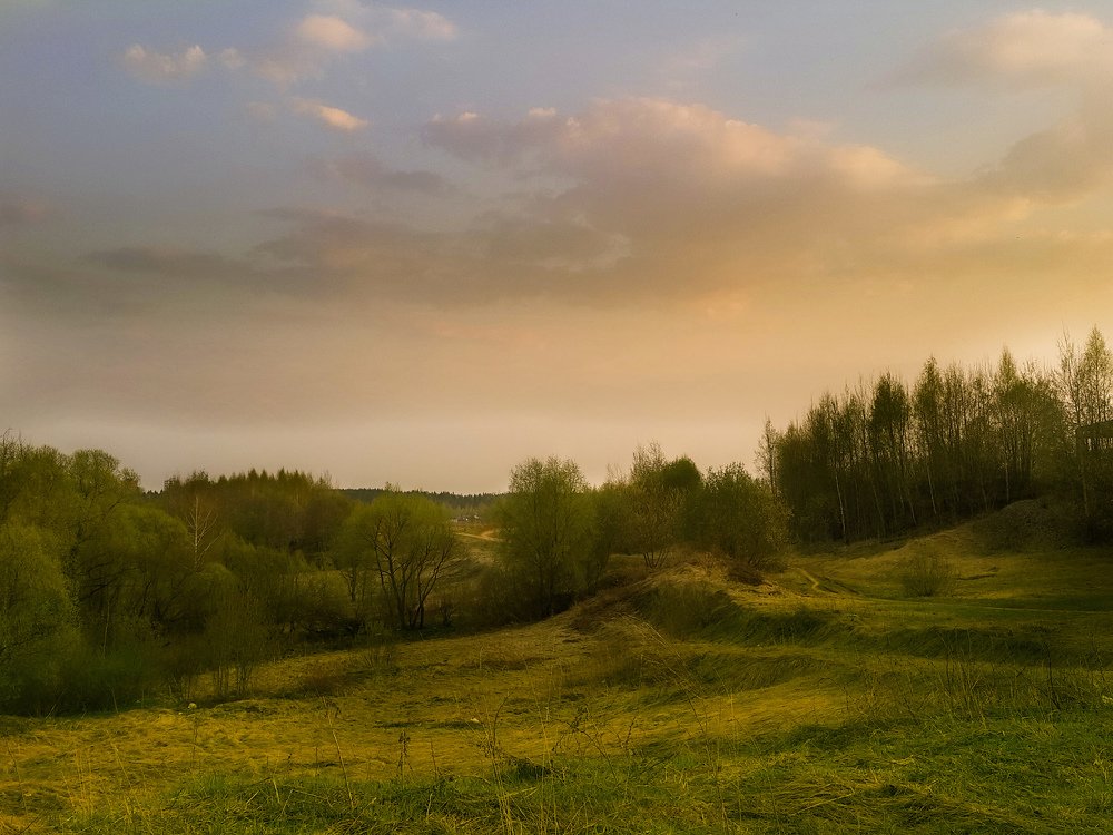 Закат. Зеленоград./Sunset. Zelenograd.
