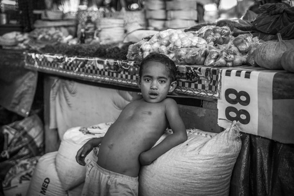 Boy at the market