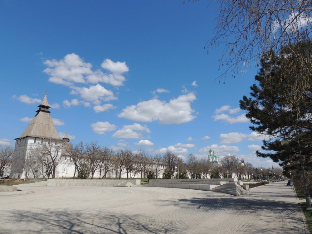 Вид на Астраханский Кремль