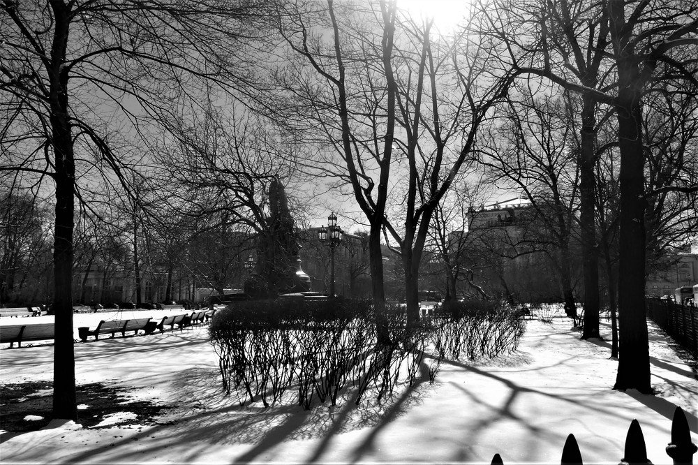 Ч/Б Санкт-Петербург.