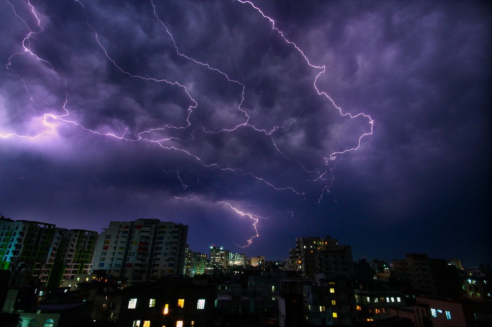 Thundering In Dhaka city
