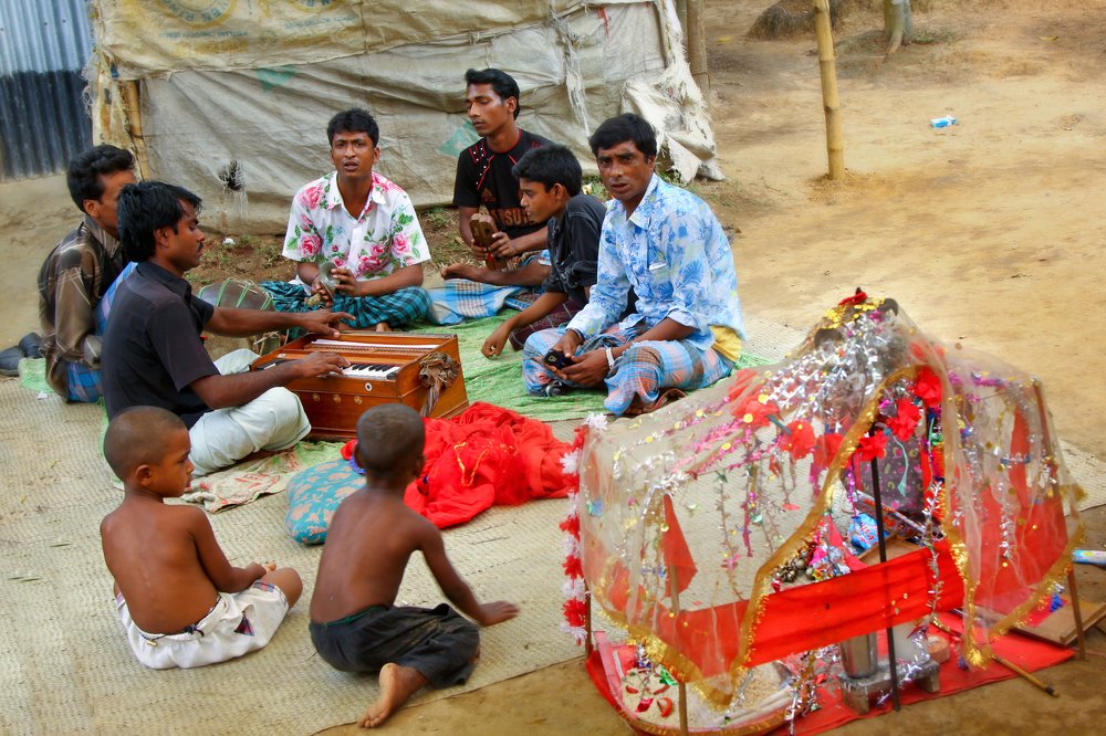 A Team of a Street Musicians
