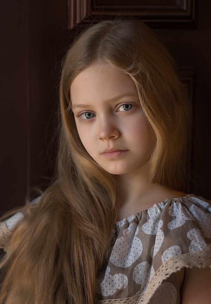 Детский портрет с естественным освещением