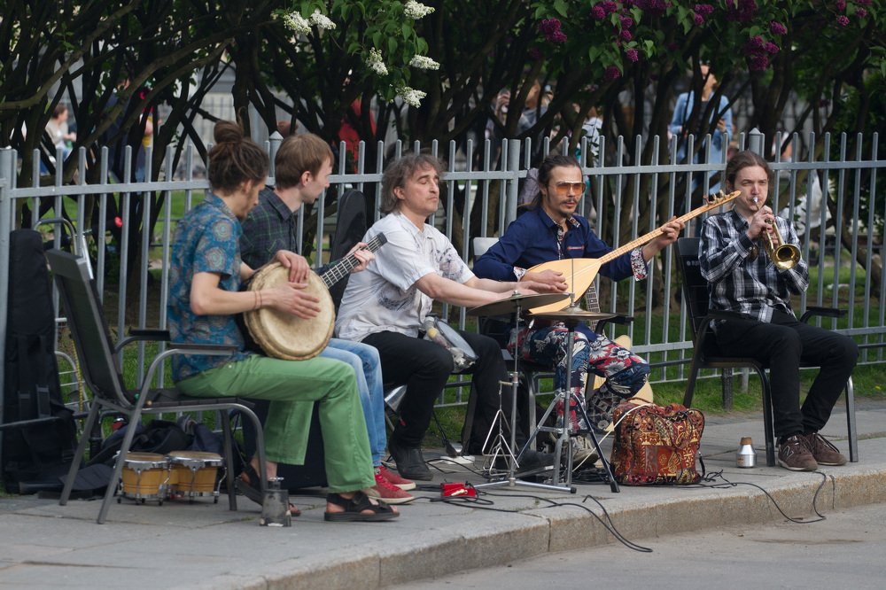 Уличные музыканты