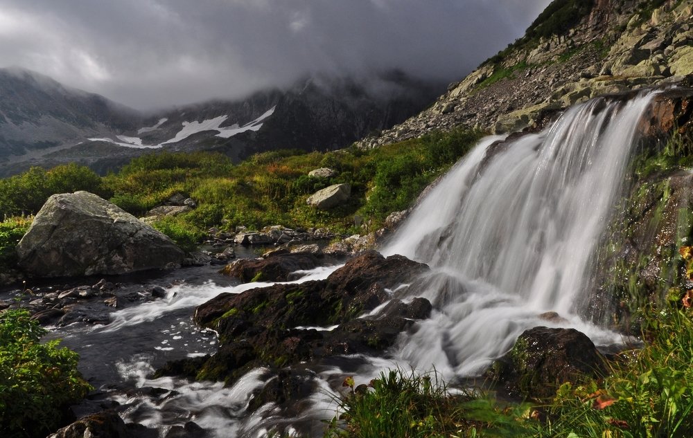 Горный ручей в Кузнецком Алатау