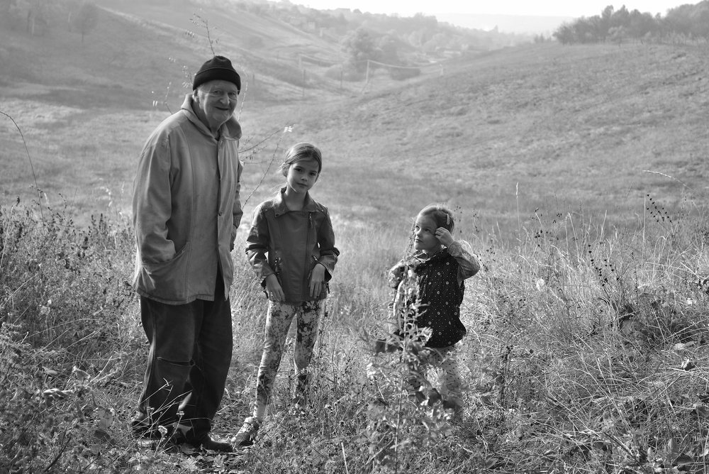 В деревне у прадедушки