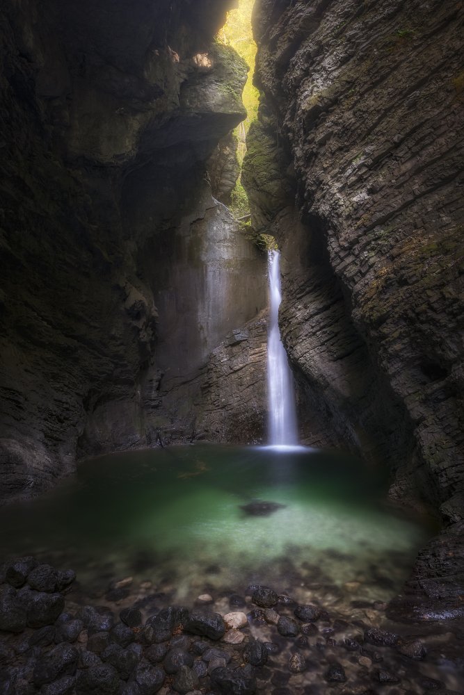 Kozjak slap, Slovenia.