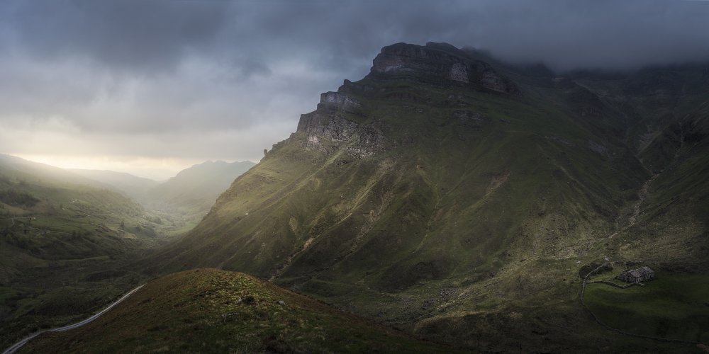 Lights in the mountain