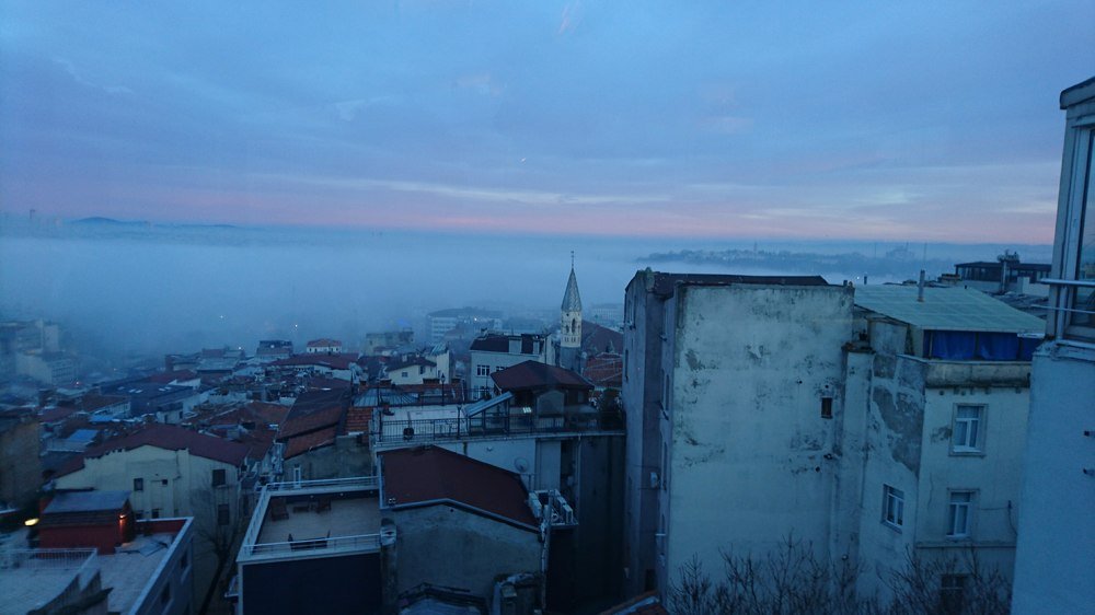 Fog stole night