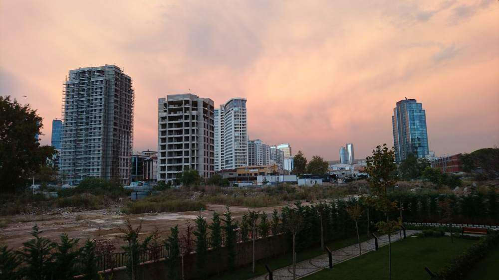 Pink sky