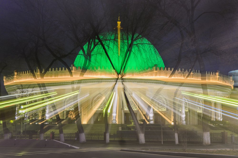 Ночной Ташкент