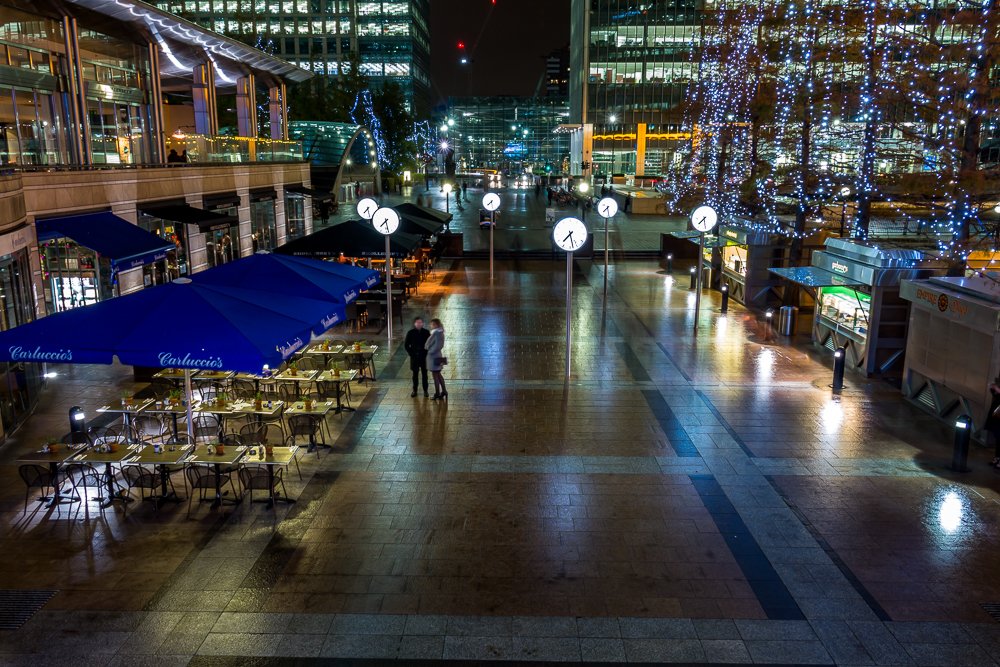 Almost 19:30 at Carluccio's.