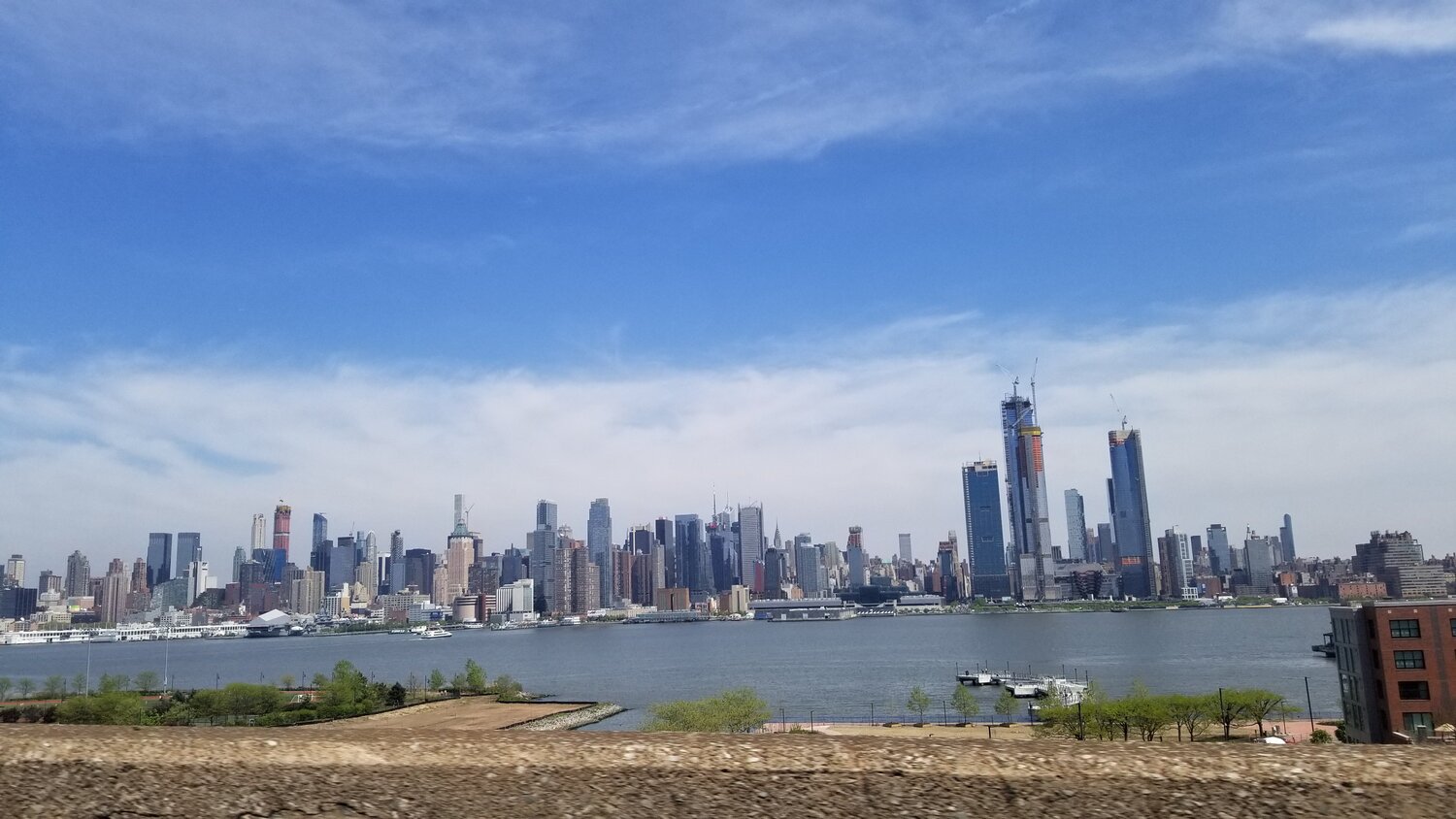 Manhattan view from New Jersey