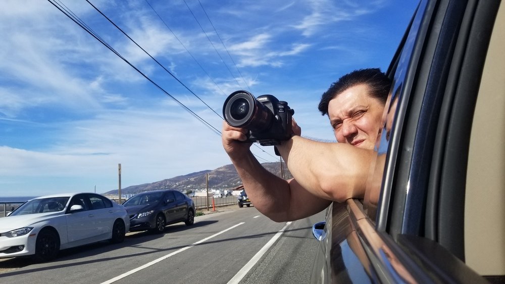 Photographer at work