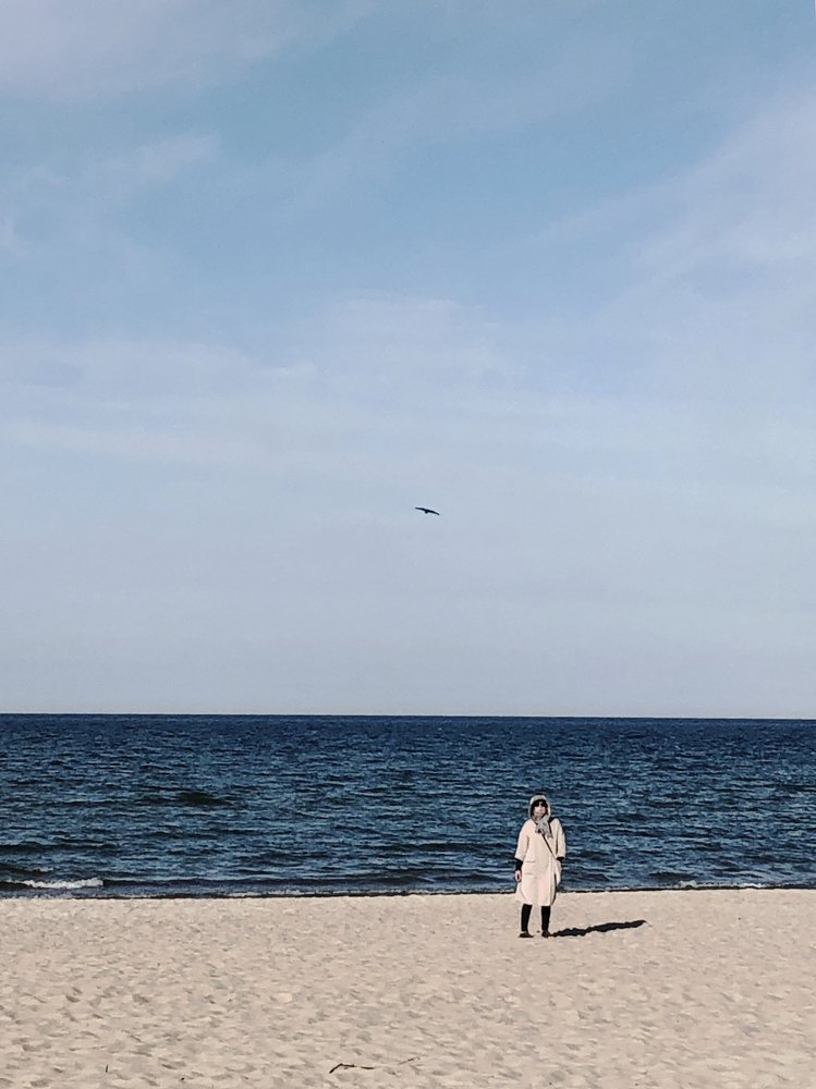 Hoodie at the Beach