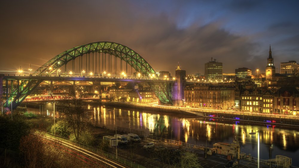 Tyne bridge from the sage