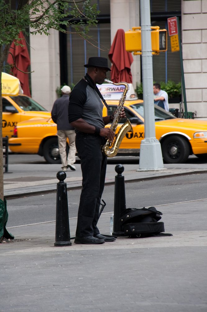 Sax in the city